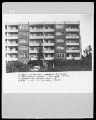 Gästehaus der Ernst-Moritz-Arndt-Universität