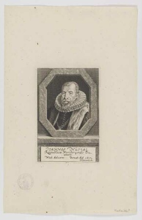Bildnis des Joannes Nützel