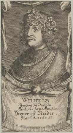 Bildnis von Wilhelm III., Landgraf von Thüringen
