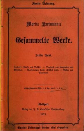 Moritz Hartmann's gesammelte Werke. 3