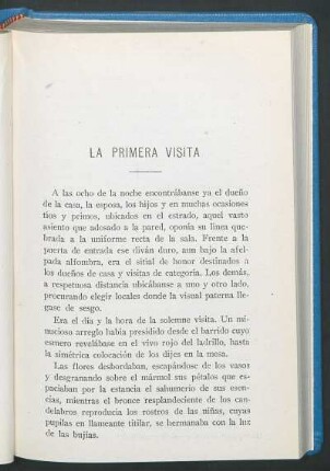 La primera visita