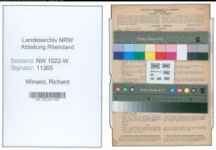 Entnazifizierung Richard Winand , geb. 04.03.1907 (Lehrer)