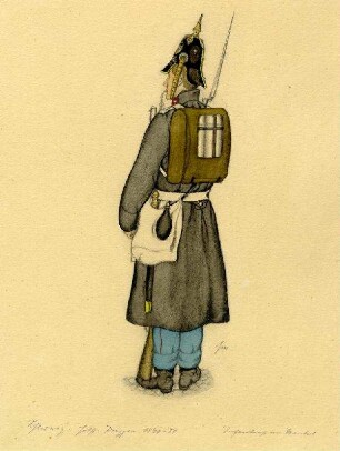 Uniformbild, Gefreiter der Infanterie der Schleswig-Holsteinischen Armee