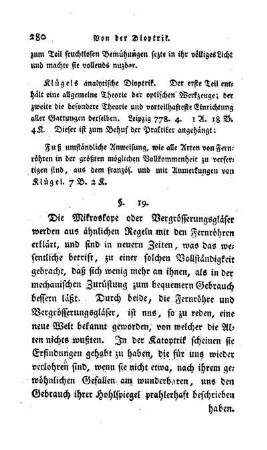 § 19. Von Mikroskopen