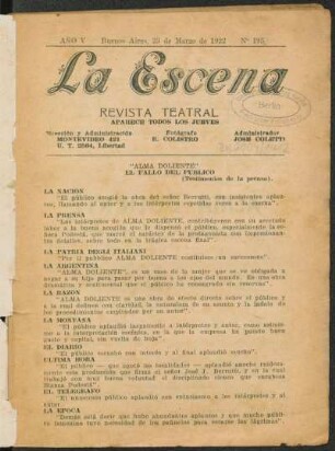 Alma doliente: drama en tres actos