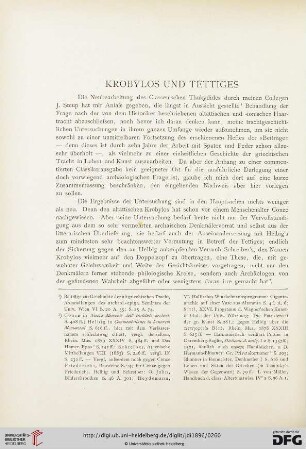 11: Krobylos und Tettiges