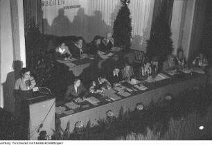 Dresden, Bezirkskonferenz und Kreiskonferenz des Demokratischen Frauenbundes Deutschlands (DFD), Oktober 1952