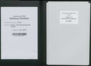 Protokollbuch der Schuhmachergilde zu Versmold