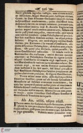 Ab An. 1686. usque 1688