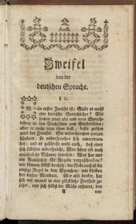 [Orthographische Zweifel.]