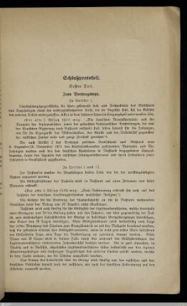 Schlußprotokoll