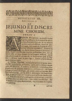 Disputatio IIX.