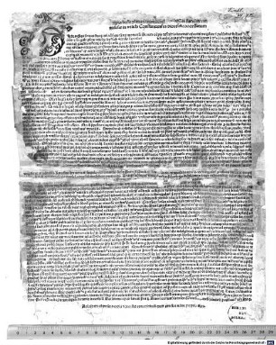 Copia bulle plenariarum indulgentiarum et facultatum ecclesie in vrach constanciensis diocesis concessarum