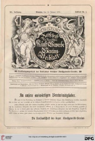 Verkündigungsblatt des Verbandes Deutscher Kunstgewerbevereine