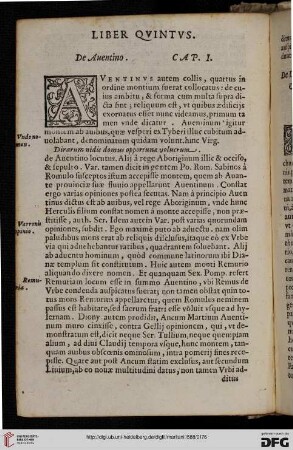 Liber quintus