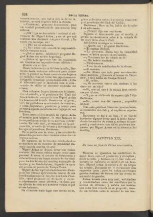 Capítulo XXI. - De como un francés dirime una cuestión.