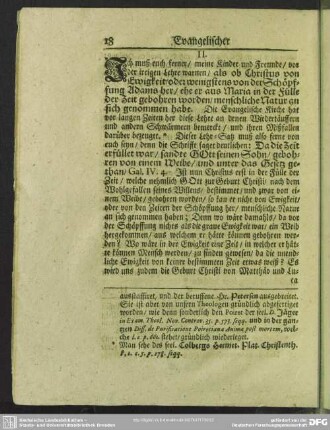[II. Vom himmlischen Fleisch Christi, oder von der himmlischen Menschheit]