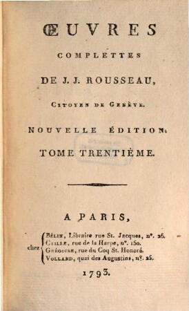 Pièces Diverses Qui Ont Rapport A M. Rousseau, 2