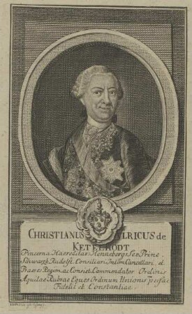 Bildnis des Christianus Ulricus de Ketelhodt