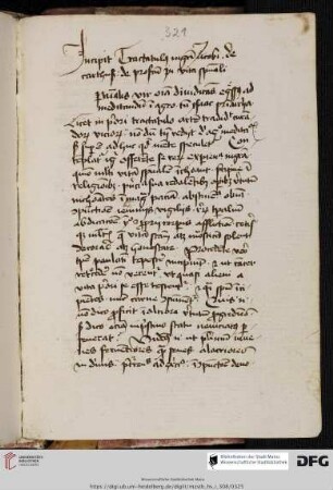 Jacobus de Paradiso: De profectu spiritualis vitae