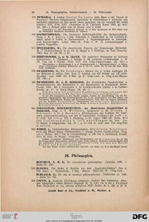 Philosophie (Nr. 583-601)