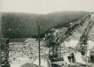 Urfttalsperre bei Gemünd (Eifel), Deutschland, 1900