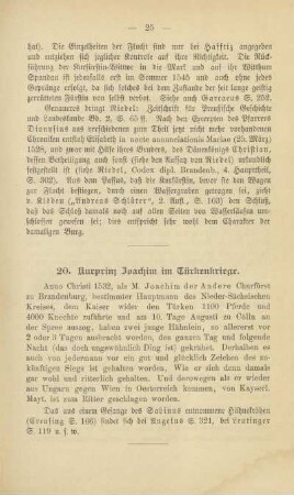 20. Kurprinz Joachim im Türkenkriege