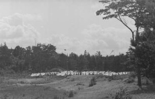 1. Zentrales Pionierlager "Georgi Dimitroff" in Prora auf Rügen : Fernansicht des Zeltlagers