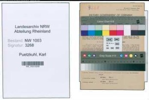 Entnazifizierung Karl Puetzkuhl , geb. 01.04.1903 (Landwirt)