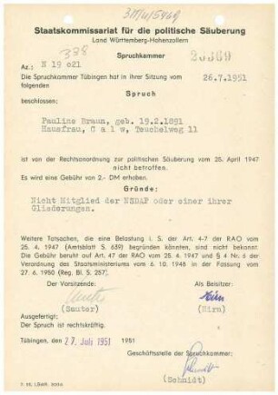 Braun, Pauline