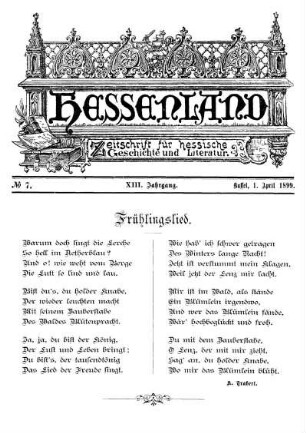 No. 7, 1. April 1899