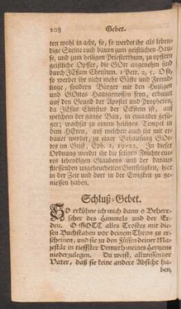Schluß-Gebet.
