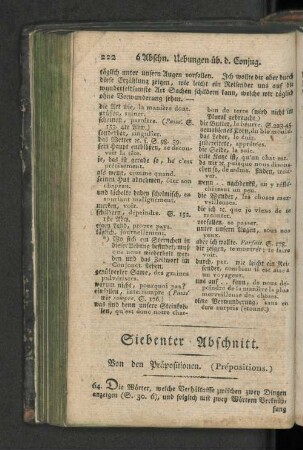 Siebenter Abschnitt.