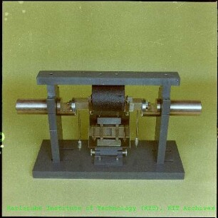 Teil der supraleitenden Spule für das toroidale Energiespeicherexperiment (TESPE-D) am Institut für Technische Physik (ITP)
