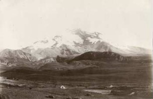 Chimborazo. Nord-Flanke. Vom Zeltlager aus gesehen