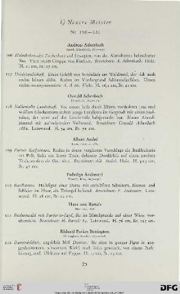 Neuere Meister (NR. 106-226)
