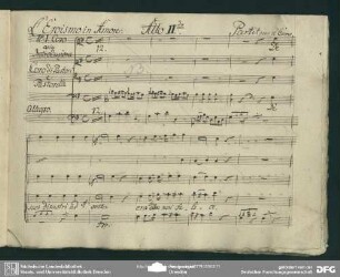Coro ossia Introduzione: "De' suoi disastri ad onta"