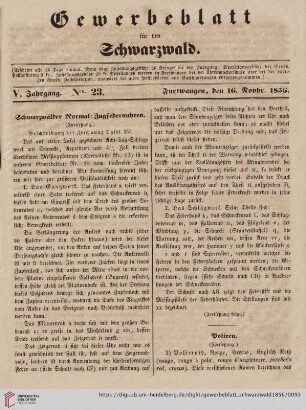 Nro. 23 (16. Novbr.)