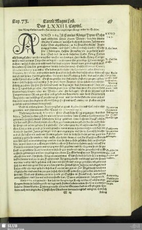 Das LXXXIII. Capitel