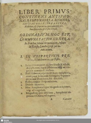 Liber primus