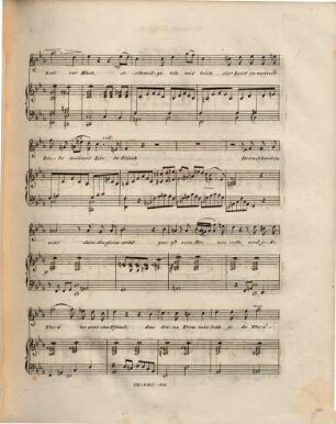 Vier Lieder für eine Singstimme mit Begleitung des Piano-Forte