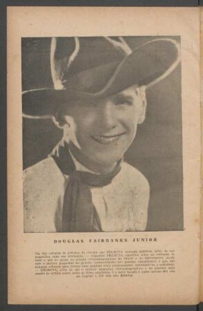[Ilustração de] Douglas Fairbanks Junior
