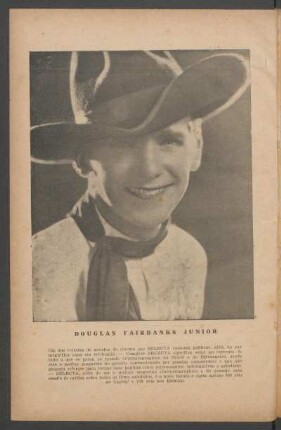 [Ilustração de] Douglas Fairbanks Junior