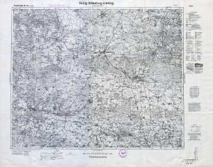 Reichskarte: Einheitsblatt 76 (1cm-Karte) Belzig-Wittenberg-Jüterbog