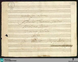 Concertos - Mus. Hs. 266 : fl, vl (2), a-vla, b; G; GroF 744