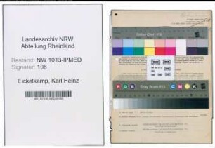 Entnazifizierung Karl Heinz Eickelkamp , geb. 23.04.1911 (Arzt)