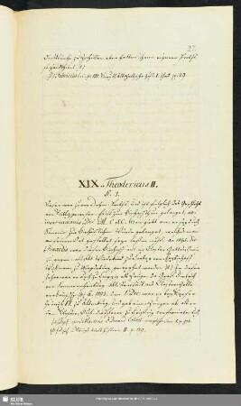 XIX. Theodericus II.