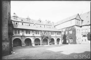 Weilburg an der Lahn, Schloss, Hochschloss, Schlosshof.