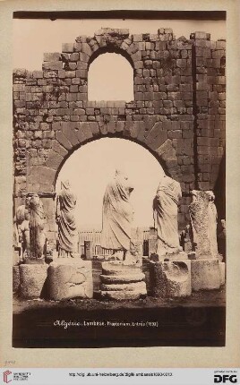Praetorium, fortifications entrée