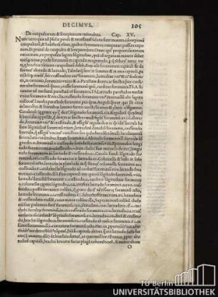 De catapultarum & scorpionum rationibus. Cap. XV.